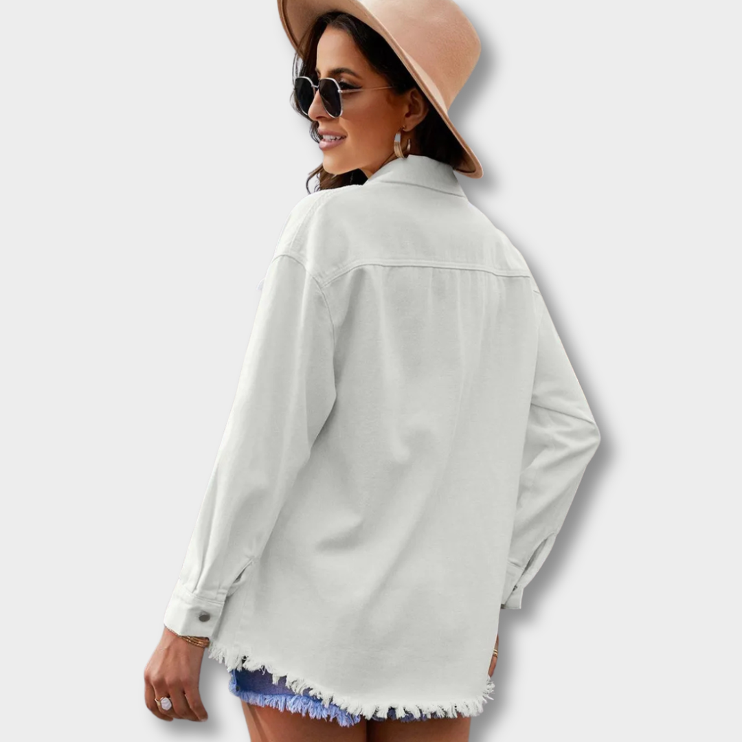 KATJA™ | Klassisk Denimjakke