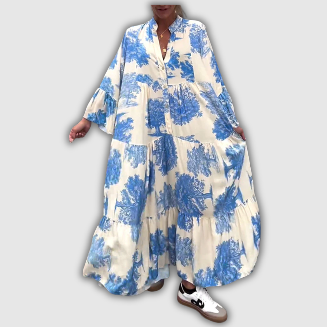 Mirone™ | Blomster Maxi Kjole