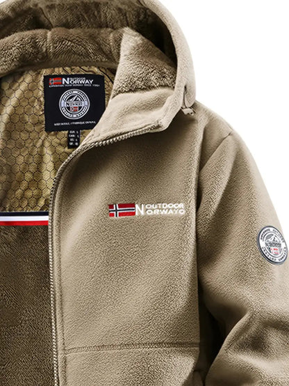 Nathaniel™ | Termisk Fleece Vinterjakke