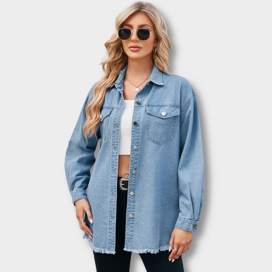 KATJA™ | Klassisk Denimjakke