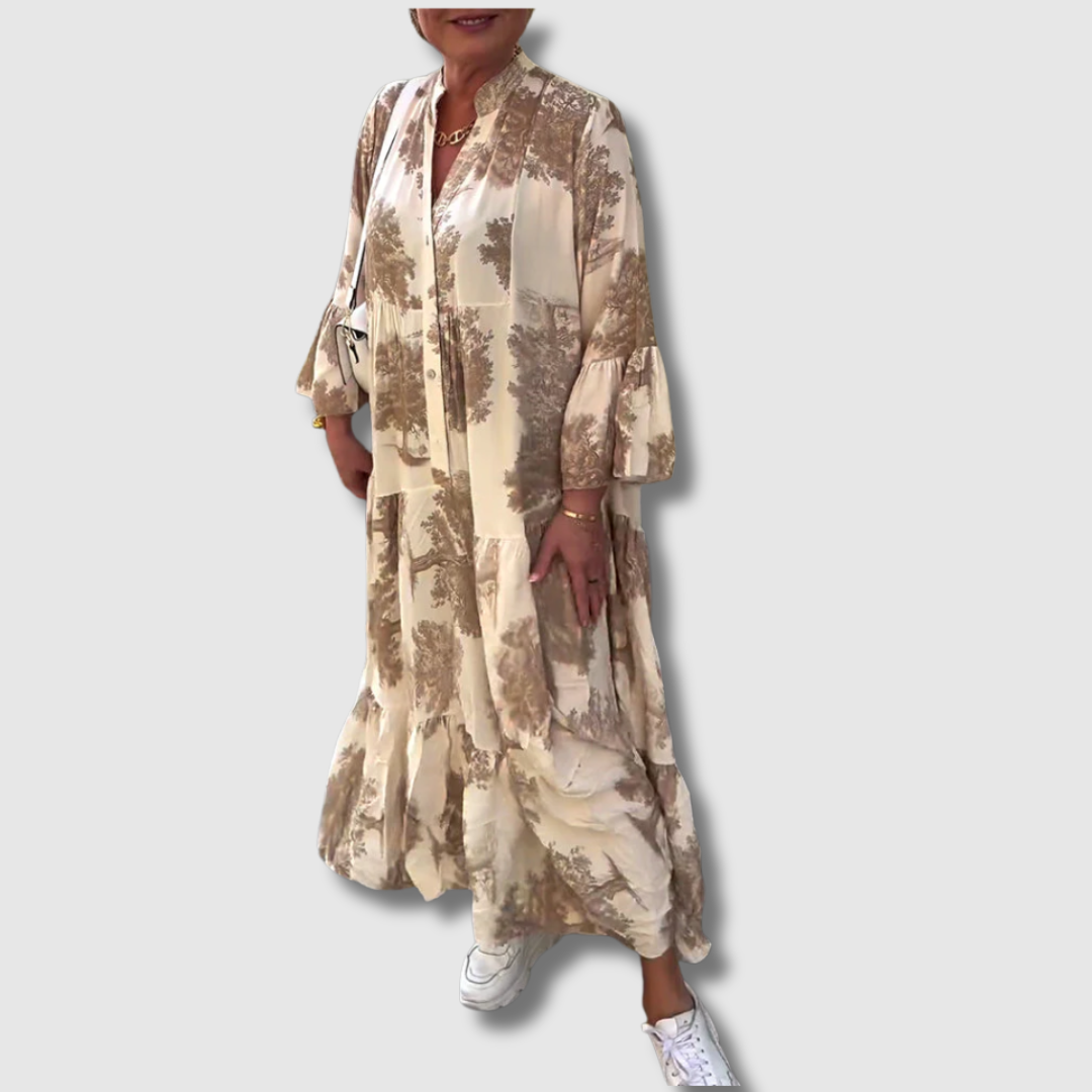 Mirone™ | Blomster Maxi Kjole