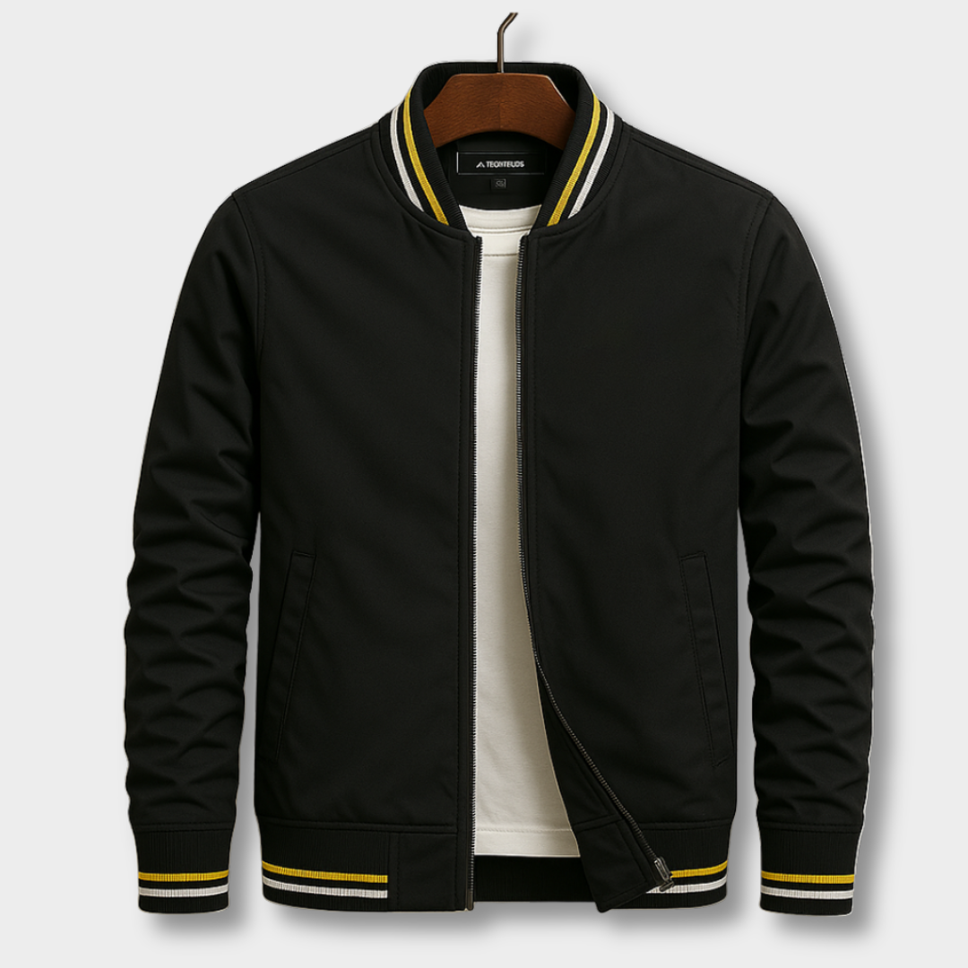 Arden™ | Elegant Stribet Bomberjakke