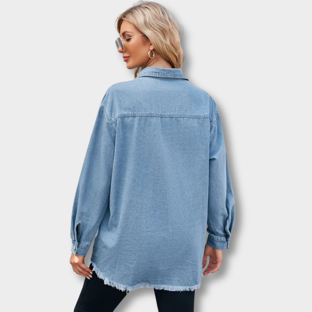 KATJA™ | Klassisk Denimjakke
