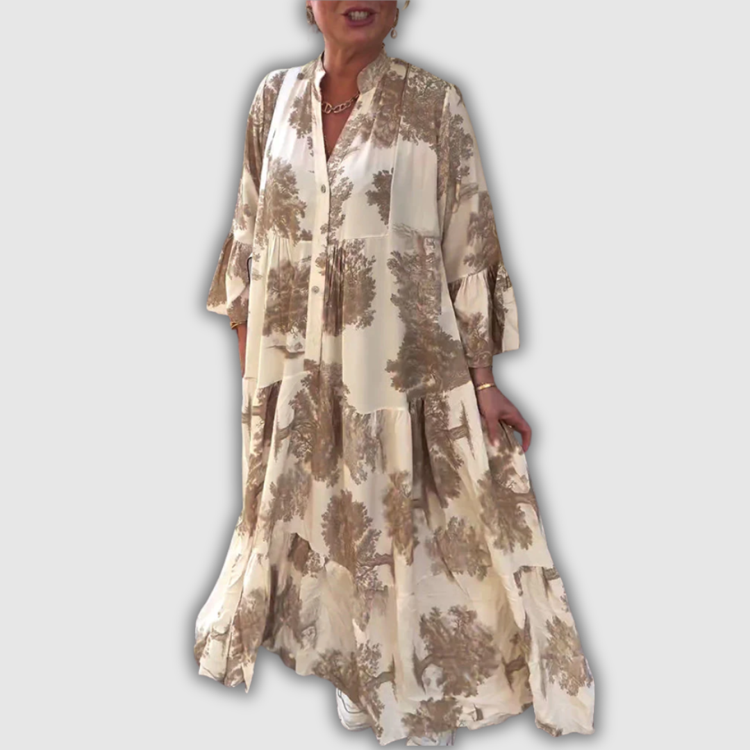 Mirone™ | Blomster Maxi Kjole