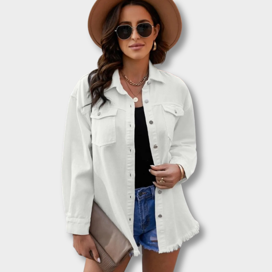 KATJA™ | Klassisk Denimjakke
