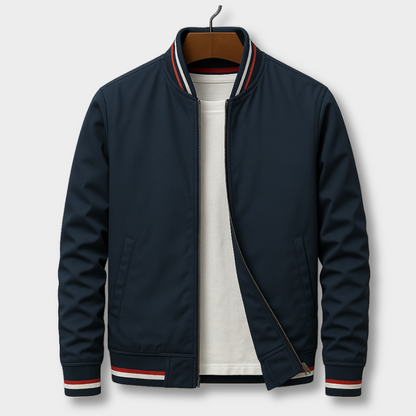 Arden™ | Elegant Stribet Bomberjakke
