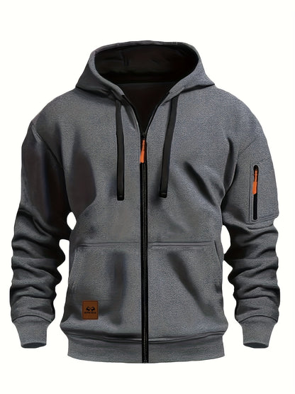 Axton™ | Klassisk Hættetrøje med Lynlås