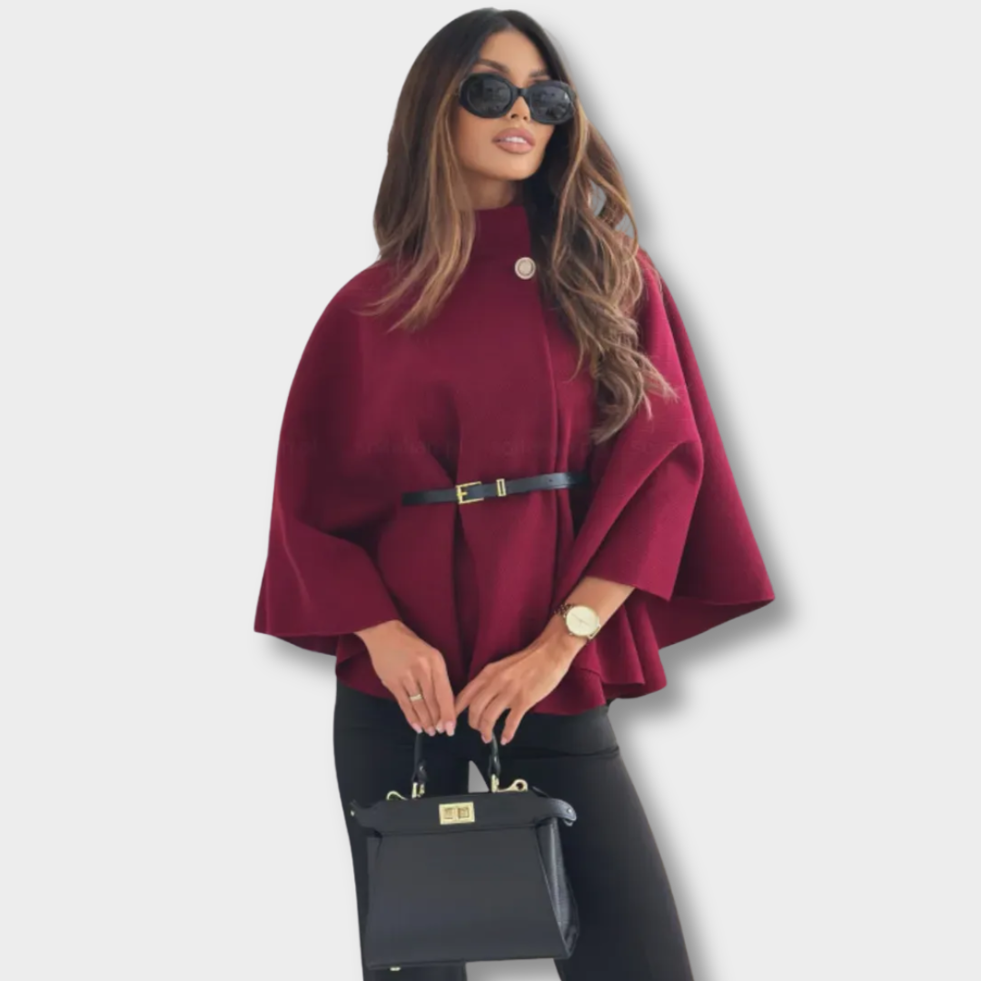 Aurelia™ | Chic Kappefrakke med Bælte