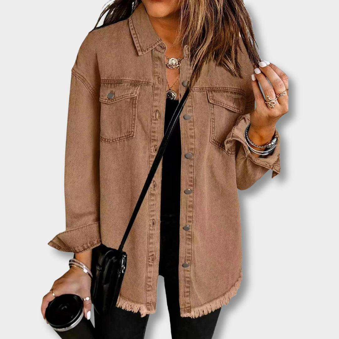 KATJA™ | Klassisk Denimjakke