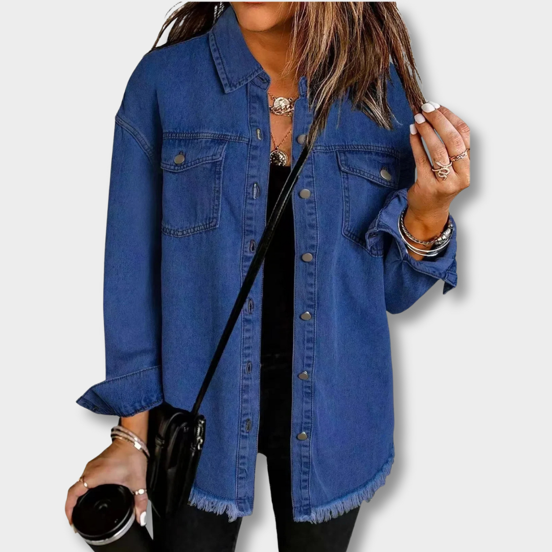 KATJA™ | Klassisk Denimjakke