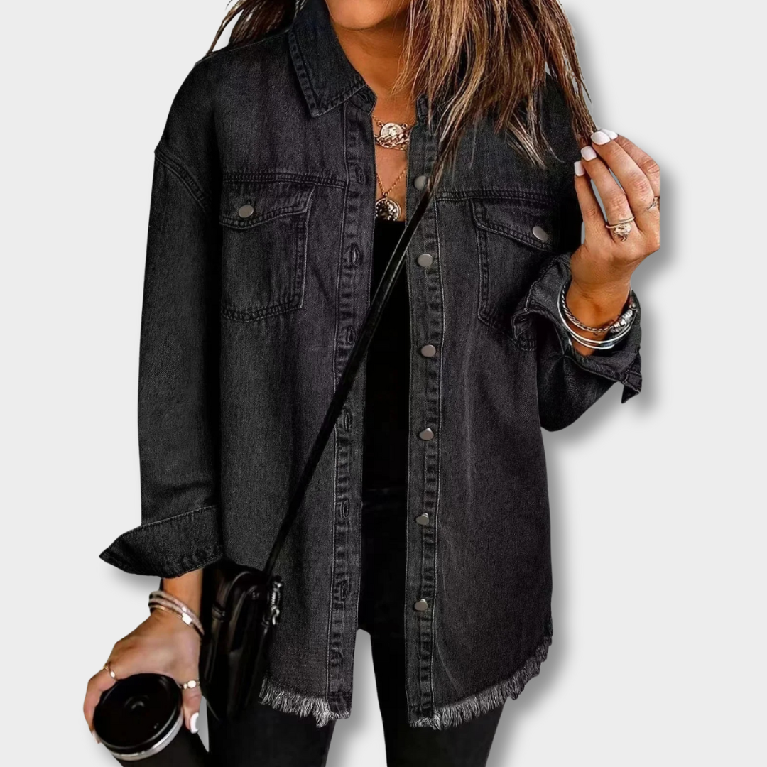 KATJA™ | Klassisk Denimjakke