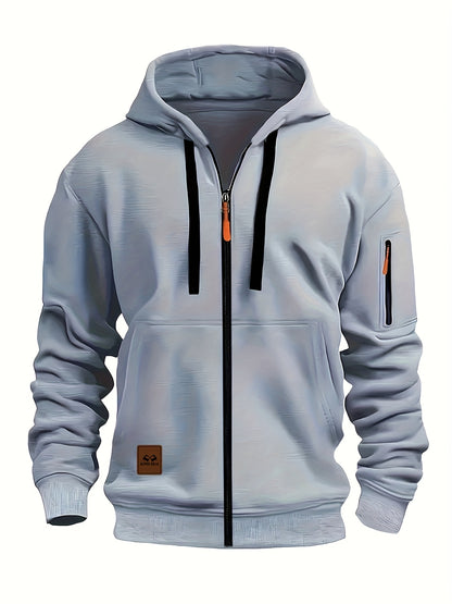 Axton™ | Klassisk Hættetrøje med Lynlås