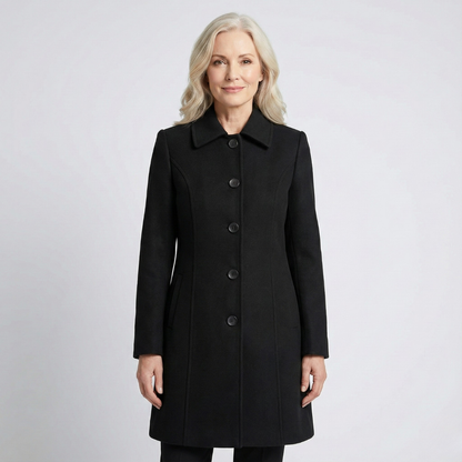 Josephine™ | Enkeltradet vinter-trenchcoat