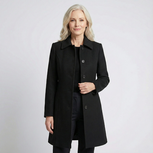 Josephine™ | Enkeltradet vinter-trenchcoat