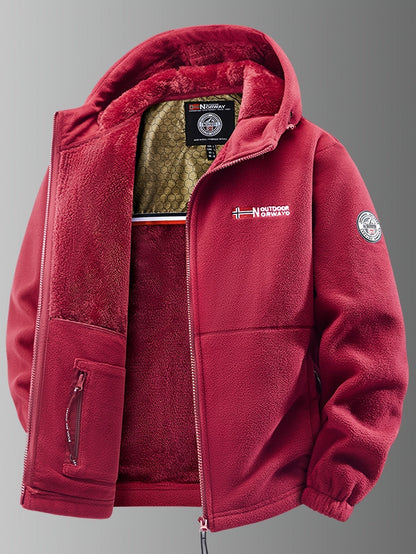 Nathaniel™ | Termisk Fleece Vinterjakke